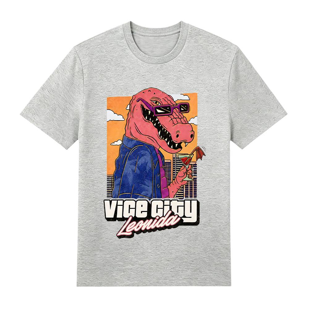 Jason ViceCity Leonida Alligator Grafikdruck T-Shirts Sommer Mode Damen Herren Beliebte Baumwoll-T-Shirts Heißes Spiel Fans Geschenk Y2K T-Shirt