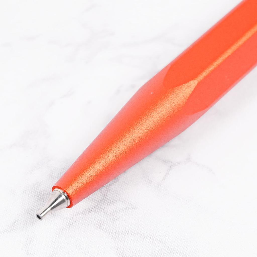 CARAN Mechanical Pencil 849 Colour Matte X Orange Metal Tin Imported D'ACHE MF0844-776 0.5mm (Genuine Product)