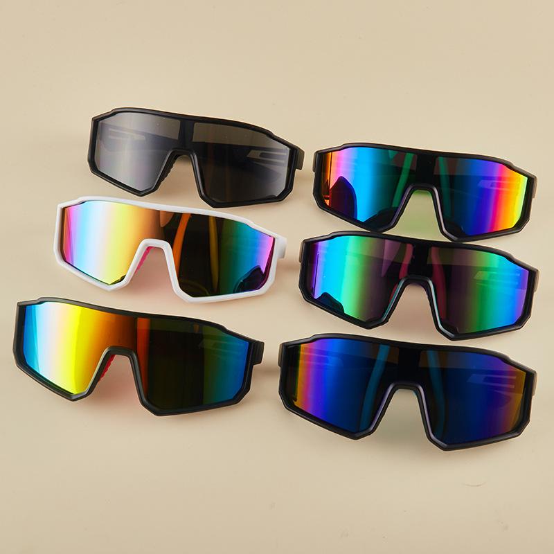 

6PCS Sunglasses for Cycling Men s Colorful Outdoor Windproof Sports Glasses Women s Cycling Glasses Goggles