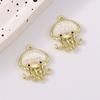 5pcs Cute Crystal Jellyfish Pendant Charms for Jewelry Making Necklace Earrings Bracelet DIY Handmade Accessories