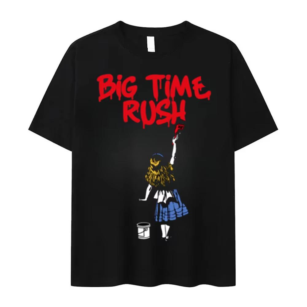 2026 Big Time Rush T Shirt Unisex Women Tops Short Sleeve Tshirt New Unisex Cotton Tshirts Big Time Rush Tees Unisex Tshirt Summer Tees