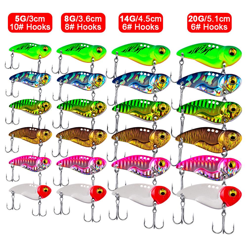 Submerged VIB Tease Metal Lure Bait Cocked Bass False Bait