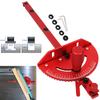 1 Set Miter Gauge And 400MM Fence With Track Stop Sawing Assembly Angle Ruler for Table Saw Router Woodworking Bench Tools DIY