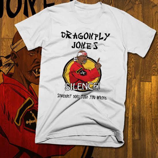 

Martin Lawrence Dragonfly Jones silence Punk Comedy T-Shirt, S to 3XL, cotton XL