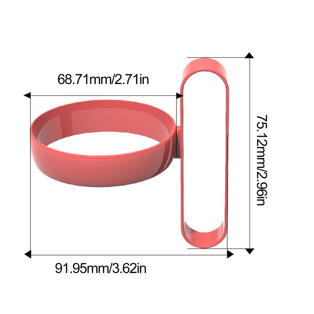 10pcs Anti-Scald Insulated Cup Holder Heat Resistant Removable Tea Cup Sleeve Plastic Paper Cup Stand Kitchen Accessories