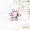 1pc Rhinestones Shoe Laces Charm for Sneakers Shoelaces Decorations Flower Fancy Crystal Buckle Bling Shoes Accessories for Girl