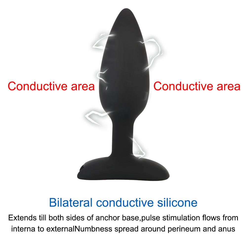 Sex Toys For Men Women Prostate Massager Shock Butt Plug Sex Toy Adult Toy Electric Shock Anal Plug Anus Dilator Silicone