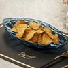 Easy To Clean Transparent Leaf Shape Snack Serving Dish Thickened Plastic Candy Tray Large Capacity Fruit Plate Dinning Table