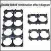 18650 Lithium Battery Holder for Single, Double, Triple Cells (3x4, 3x5, 4x5) Fixing Bracket