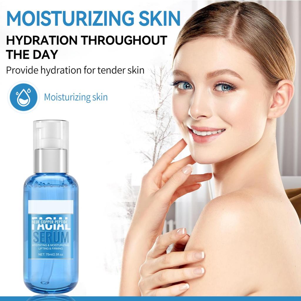 Anti-Falten-Serum für das Gesicht – pflegt die Haut tiefenwirksam, 75 ml