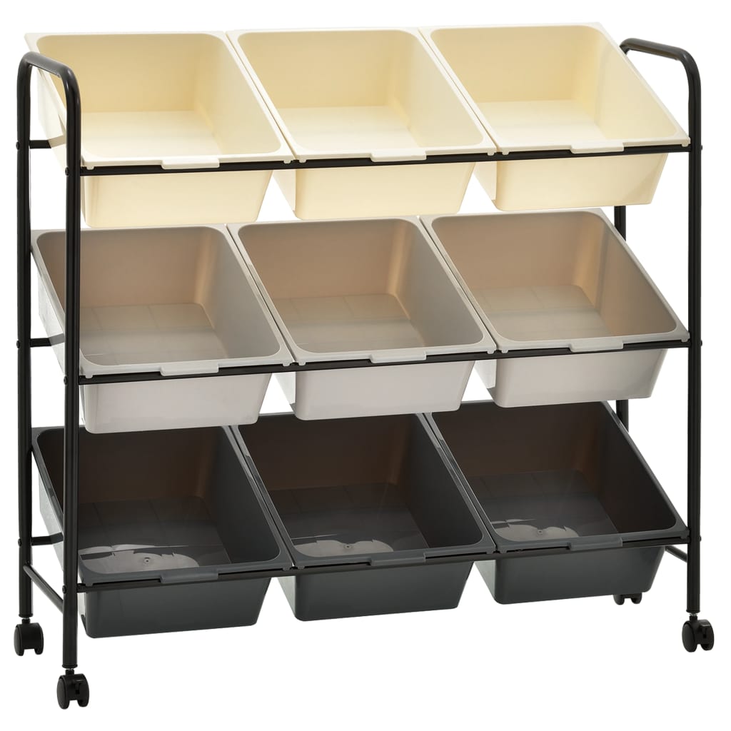 Buy 9Drawer Toy Storage Trolley Plastic at affordable prices — free