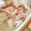 Baby Shower Gadget Can Sit and Lie Down Inflatable Bathtub Newborn Home Shower Basin Can Be Folded Portable Bathtub for 0 Year+