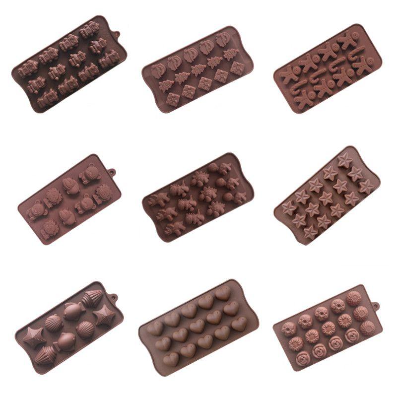 Christmas Silicone Cake Chocolate Moulds For Creative Baking And Decorating Delight