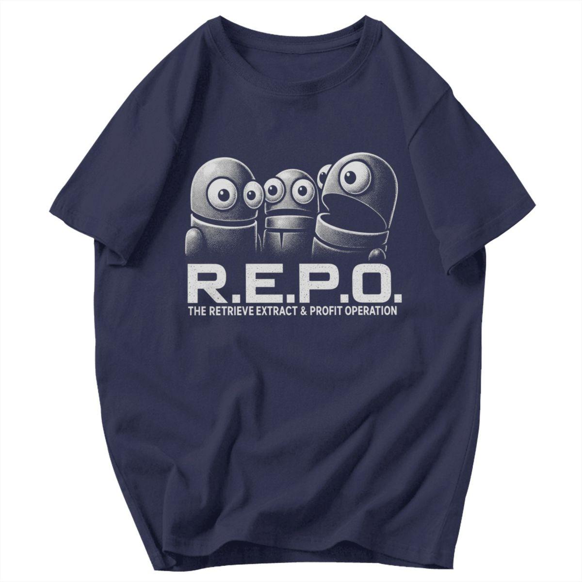

Men T Shirt REPO Game Funny Trending Pops Y2K Graphic Customized Unisex Tops T Shirts 4XL