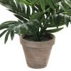 Gelbe oder Areca-Palme aus PVC mit grauem Topf 46x46x42cm
