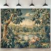 1 Stück vintage französische Gartentapete, geeignet für Wohnzimmer, Schlafzimmer, Einzugsgeschenk, Jubiläum, Standardgröße