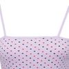 Mauve Polka Dot Fitted Slip Dress Woman BILL TORNADE