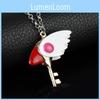 Cardcaptor Sakura Stylish Necklace Alloy Electroplated Unisex Ideal For Memorial Keepsake