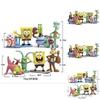 Spongebob Squarepants Patrick Star Squidward Pvc Figure Toy Set For Children 8pcs/lot
