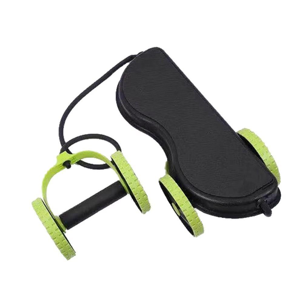 Resistance Bands Ab Roller Knee Mat Waist Slimming Device Abdominal Wheel  Fitness Training