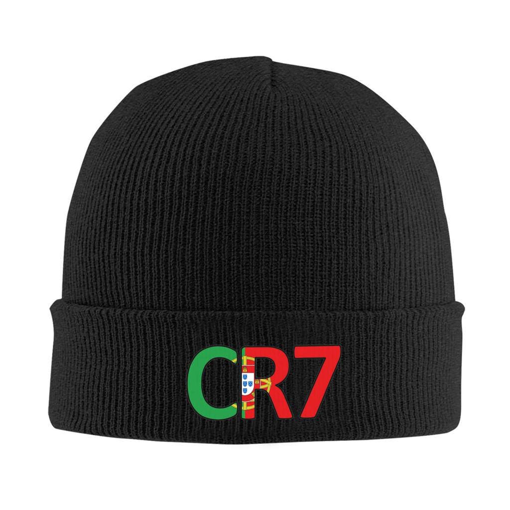 Cr Power Football Hat Autumn Winter Skullies Beanies Warm Caps FeUnisex Unisex Acrylic Knitted Hat