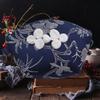 Chinese Yun Jin Seashell Coin Purse: Qipao Hanfu Shopping and Accessories Bag for Women