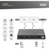 HDMI 2.1 Splitter - digitus - ds-55339 - 8K60Hz - Audio-Extraktion - Anpassbare EDID-Einstellungen