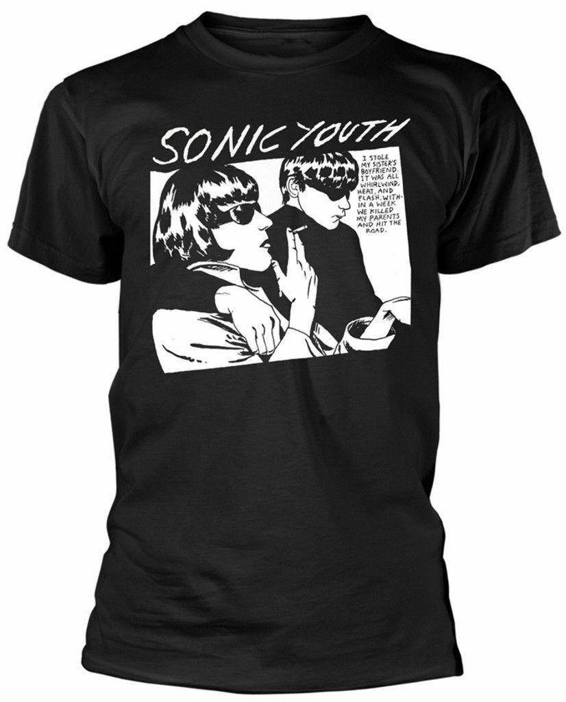 Official Sonic Youth T Shirt Goo Album Cover Black Classic Rock Band Tee New Unisex T-Shirt