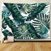Tropical Palm Leaf Tapestry Botanical Leaves Wall Hanging Blanket for Living Room Bedroom Dorm Home Decor Nature Theme Tapestry