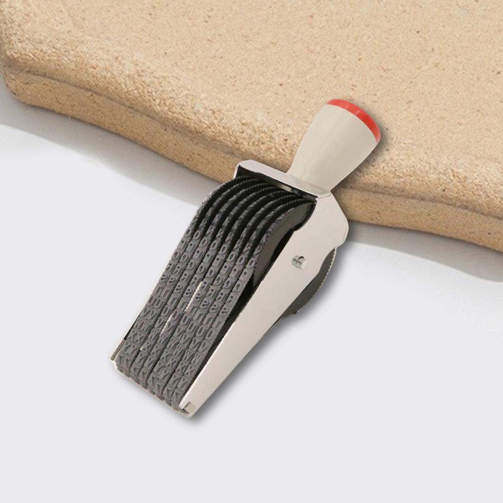 Gummi Buchstabenstempel Gummi Zahlenstempel Büro Geschäftsstempel Drehbarer Zahlenstempel für Scrapbooking Verpackung Basteln