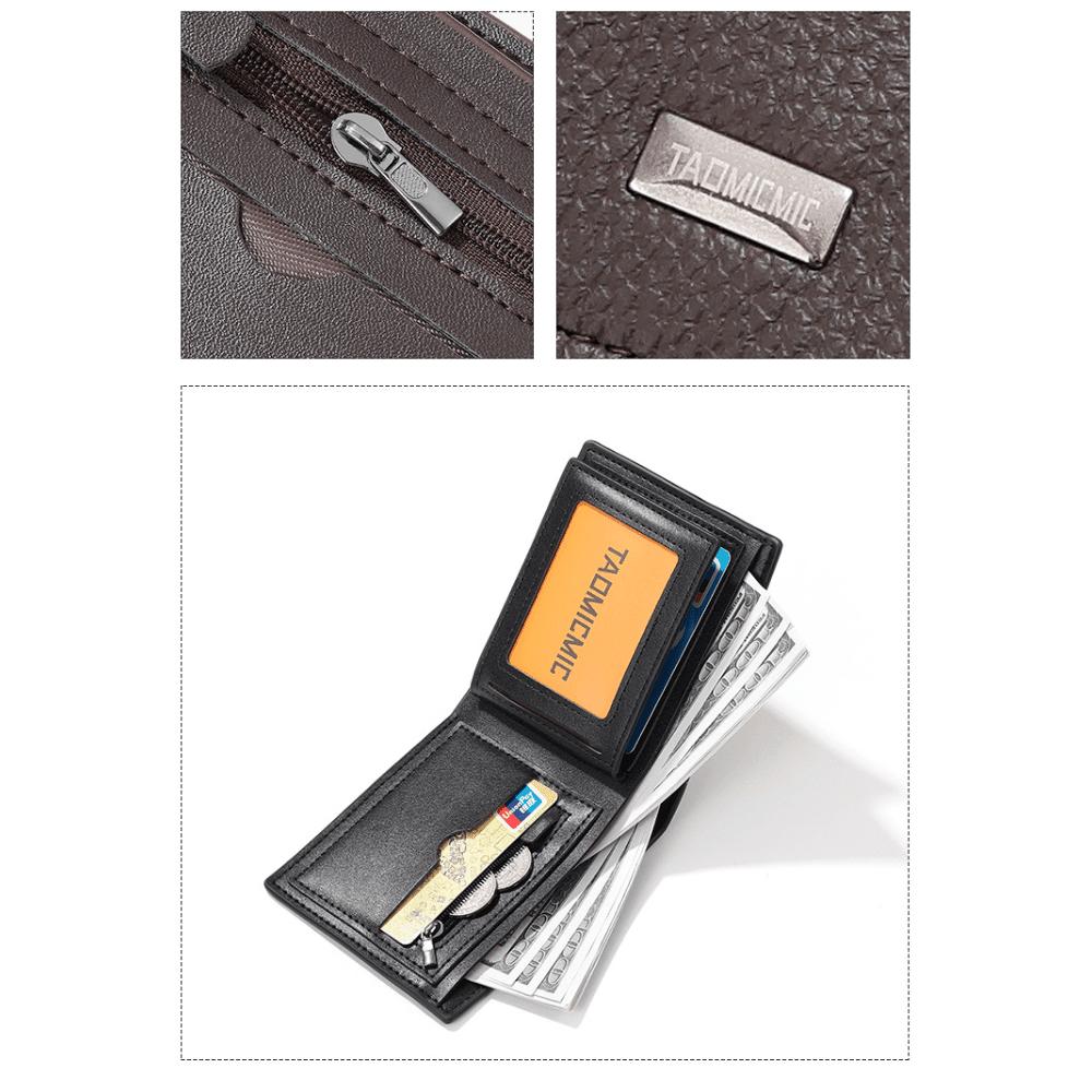 Short Men's Wallet Foreign Trade Business Premium Change Bag