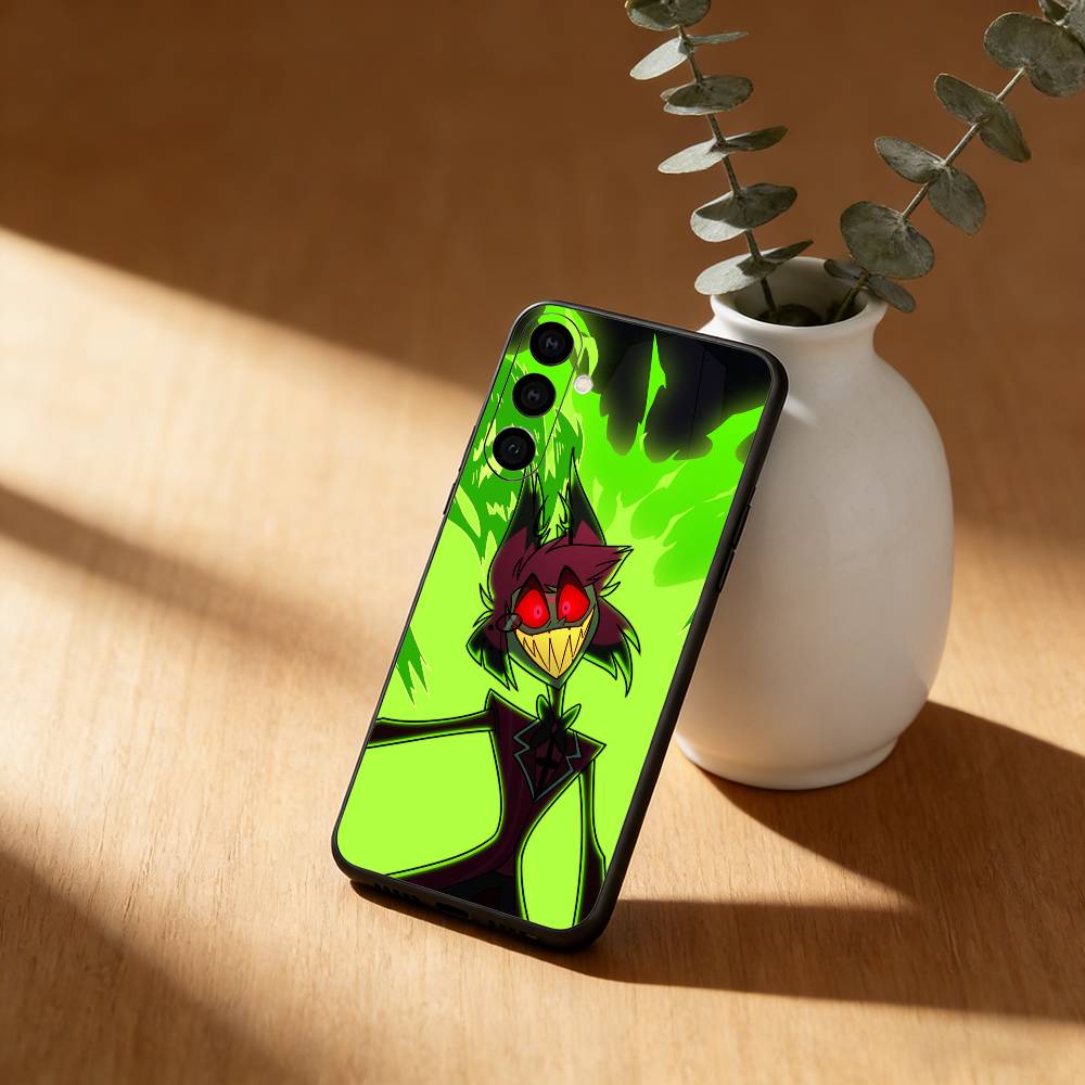 H-Hazbin Hotel Phone Case For Samsung Galaxy A91,80,73,72 ,71,53,52,32 ,31,22,21s,20,Soft Black Case