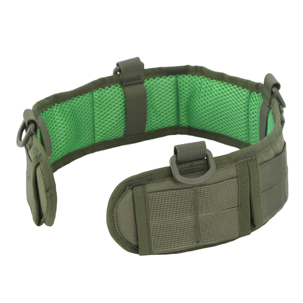 Multifunctional Outdoor Waist Belt Security Waist Belt for Camping Hunting Climbing Green