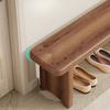 Wooden Shoe Changing Stool Living Room Bench Luxury Decorative Entrance Low Benches Multifunctional Modern Rectangular Stools