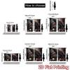 2D flat printing 2pcs Curtain Curtains Halloween Raven and Skull(1) Digital Printed Polyester Drapes Festive Curtains Perfect