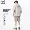 Men's Hooded Ice Silk Cooling Quick-Dry Sportswear Set
