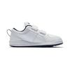 Nike Pico Velcro Comfortable Non-Slip Shock Absorbing Wear-Resistant Breathable Low-Top Casual Shoes Kids Sneaker White Black 454500-101