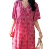 2026 Women's Lyocell Cotton Nightgown - Summer Short Sleeve, Outdoor & Homewear, New Chinese Style, Plus Size