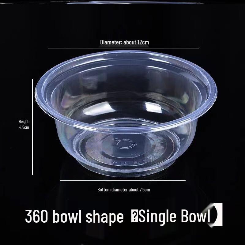 Disposable Round Soup Bowl with Lid
