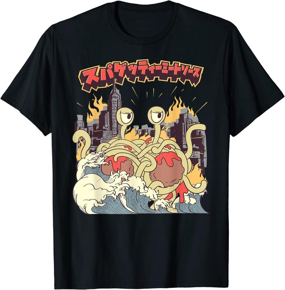 Flying Spaghetti Monster Kaiju Pastafari Pastafarian T-Shirt S