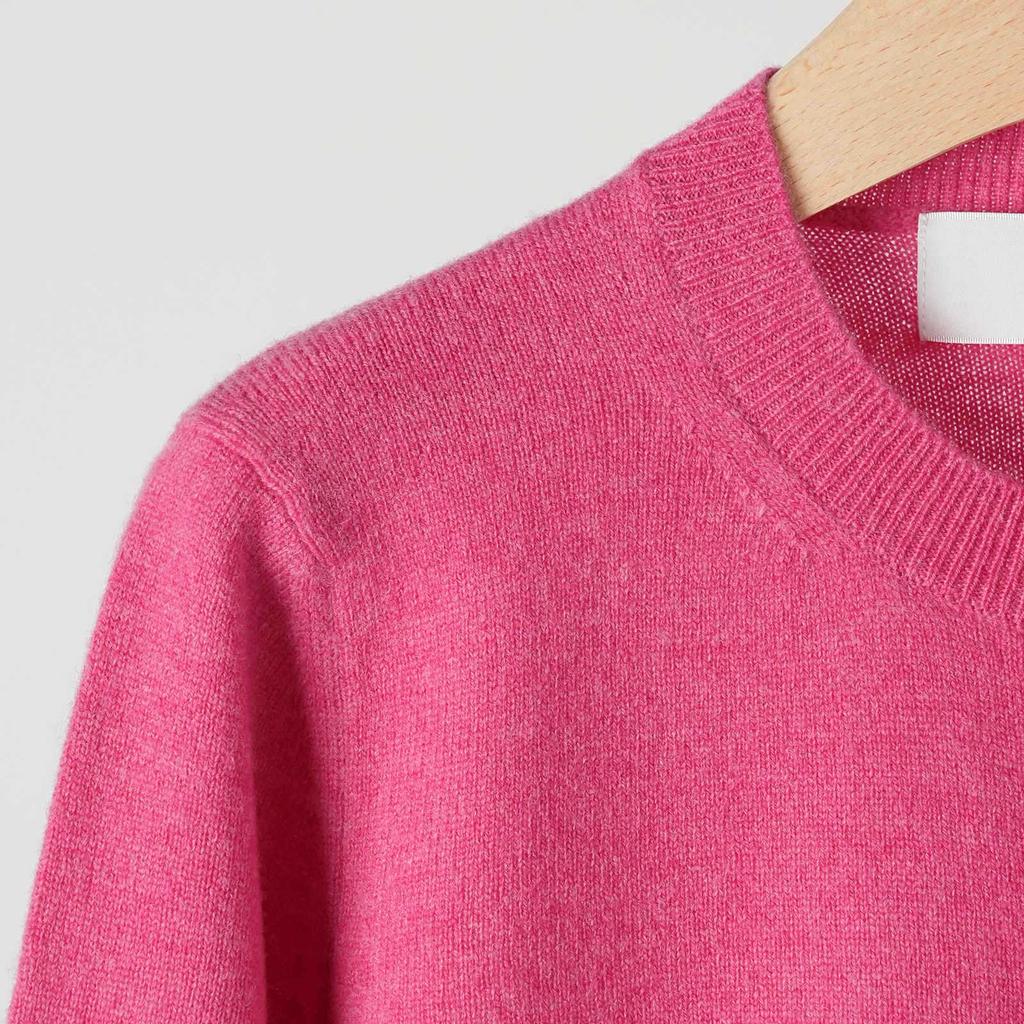 Japanese Heart Couple Cardigan - Red Heart Round Neck Wool Sweater