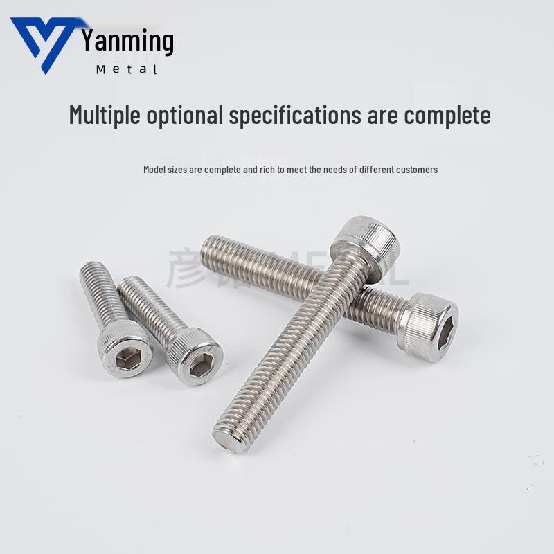 304 Stainless Steel Fine Thread Knurled Head Screw Fastener