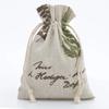 10pc Drawstring Cotton Linen Print Organizer 10x14/13x18cm Women Jewelry Cosmetics Cloth Bag Christmas Gift Bag Party Decoration