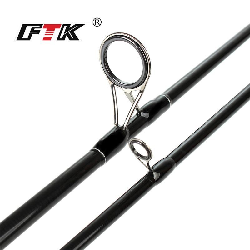 FTK 4 różne rozmiary szczytówki wędki 99% wędka z włókna węglowego standardowa przynęta przynęta wędka sprzęt wędkarski G0D