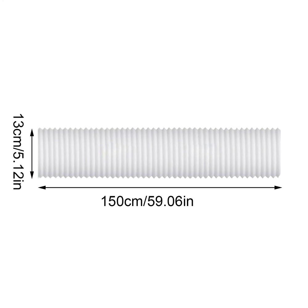 Portable Ac Hose Connector, Air Conditioner Exhaust Hose Adapter Fit 5.1in 5.9in Diameter Pipe Joint for Indoor Living Room