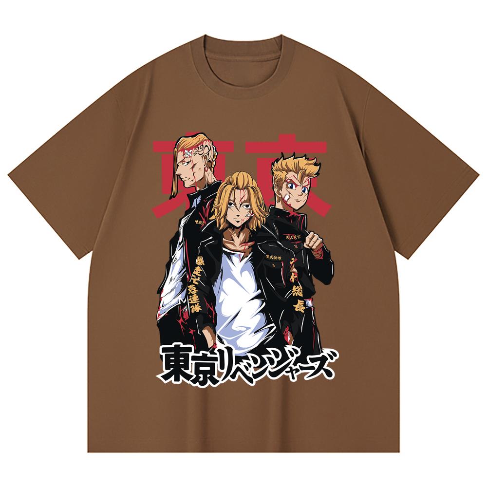 230 Gsm 100% Cotton Tokyo Revengers V1 Print Unisex Heavy Cotton T Shirt