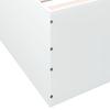 White Bed Frame 140 X 200 Cm Particleboard