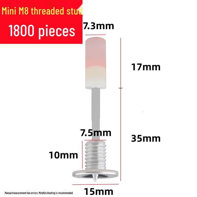 Mini Powder-Actuated Nailer for Ceiling and Concrete with Integrated Fire-Resistant Nails and Cartridge System