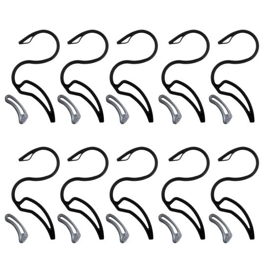 5/10Pcs Hoodie Hanger S-Shaped Hooks Strong Load-bearing High Durability Multipurpose Sweatshirt Clothes Hanger Organizer