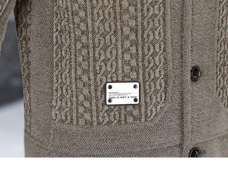 Men's Wool Patchwork Jacket: Warm, Fashionable & Handsome